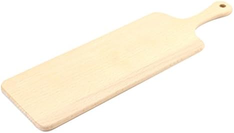 Zhhlaixing Wood Pizza Peel Paddle Serving Tray Cutting Board for Baking Homemade Pizza Bread Sushi with Handle