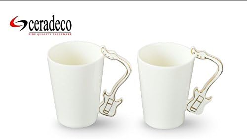 ceradeco Microwave Safe Mugs Guitar Shares