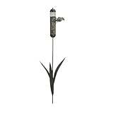 027452025054 Upc Cattail Wire Mesh Ground Stake Decorative Bird