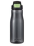 AVEX Brazos Autoseal Water Bottle, 32oz, Charcoal
