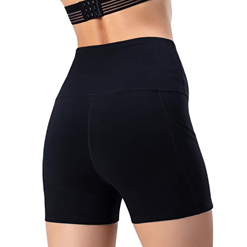 Women's yoga shorts, sports trousers, fitness shorts, cool, breathable, high waist shorts, opaque gym shorts.