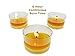 Beeswax Candle Works, 8-Hour Tea Lights (Pack of 8) 100% USA Beeswax