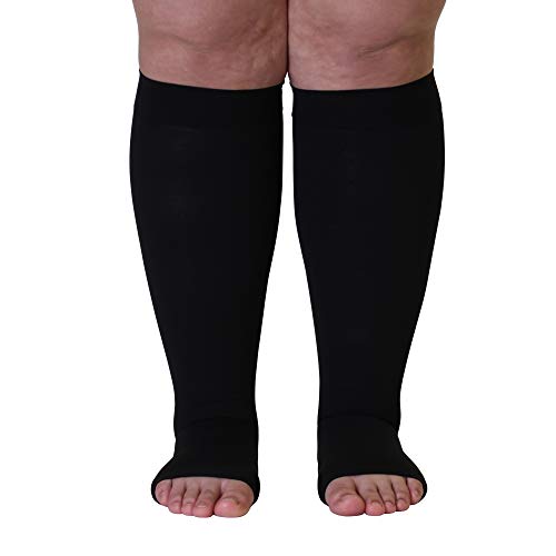 5XL Opaque Mojo Extra Wide Calf Compression Socks 2030mmHg Graduated Bariatric Support