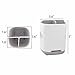 Sam4shine Toothbrush Caddy, Upgraded Bathroom Toothbrush Holder, Electric/Battery Toothbrush and Toothpaste Organizer Rack(Small, Grey)
