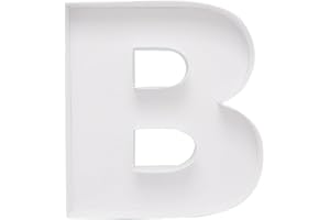 DYLCYPHERIA Cardboard Letter Fillable Charcuterie Board Candy Food Tray, 12.2 inch, Party Event Decoration (B Shape)