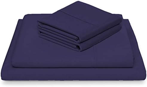 Ultra Soft Bamboo Sheet Set Hotel Quality Luxury 6-pc Bed Sheet Set Wrinkle and Fade Resistant by Emperor Style (Queen, Navy)