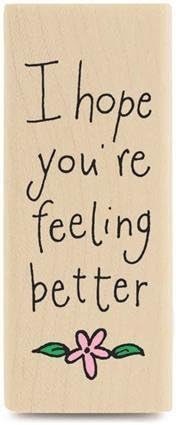 Feeling Better - Rubber Stamps