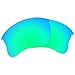 Dynamix Polarized Replacement Lenses for Oakley Flak Jacket XLJ | Easy to Install | Fit Perfectly | Emerald Green