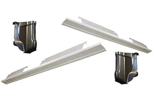 Motor City Sheet Metal - Compatible With Ford 2001-03 F-150 Pickup Crew Cab Outer Rocker Panels And Cab Corners Pair