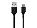 Monoprice USB Type C to USB-A 2.0 Cable - 6 Feet - Black | 480Mbps, 3A, 28AWG