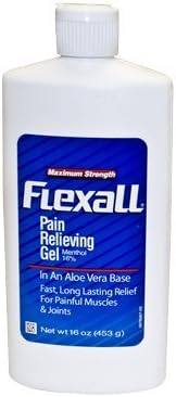 FLEXALL MAXIMUM STRENGTH PAIN RELIEF 16OZ ALOE VERA by FLEXALL 454