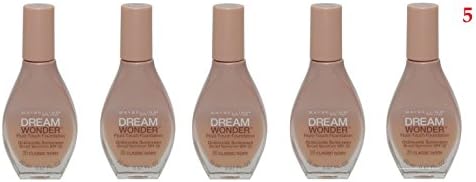 (Pack of 4) - VALUE PACK!! - Maybelline New York Dream Wonder Fluid-Touch Foundation, 20 Classic Ivory - 20ml / 0.67 Fluid Ounce