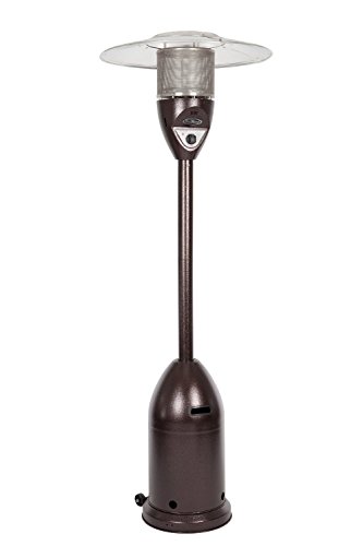 Golden Flame 46,000 BTU [XL-Series-Deluxe] Mocha/Bronze Patio Heater with Wheels (Propane) - Thumbnail 2