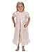 Laura Dare Little Girls Short Sleeve Tradition Peignoir Set, (2T-6X)