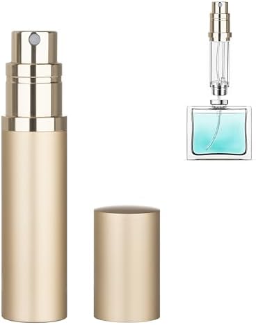 Amazon.com: Silver Metallic Perfume Atomizer Spray 10 ML for purse