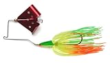 Megastrike Cavitron Buzzbait (3/8-Ounce, Red Blade Fire Tiger Skirt)