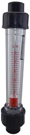 Plastic Tube Flow Meter,Short Tube Flowmeter Indicator Counter Rotameter Liquid Flowmeter(Measurement Range:6-60L/h)