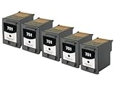 Abacus Remanufactured Ink Cartridge Replacement for HP CC635A ( Black , 5-Pack )