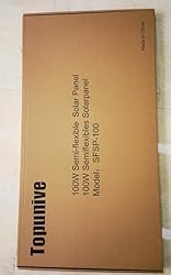 Topunive 100W 12V Flexible Solar Panel 9BB
