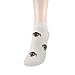 DEARMY Funny Design Dog Socks for Women | Dog Lovers | Gifts for Women (5-9, Beige,Pink, Sky, Gray)
