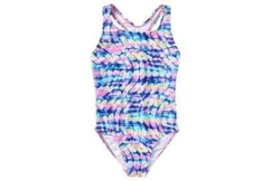 SPEDO Speedo Girl's Racerback Sport Splice One Piece Swimsuit (Multi Pink, XS-5/6)