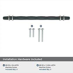 Amerock | Cabinet Pull | Black Bronze/Satin Nickel