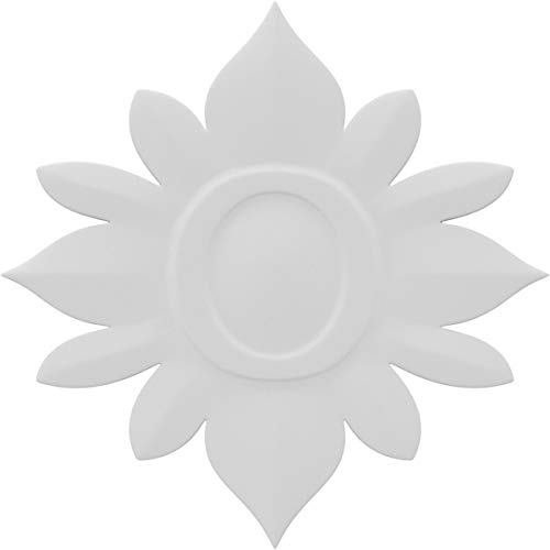 Ekena Millwork ROSC080X080DRUUF 8" W x 8" H x 5/8" D Jumbo Drummond Flower Rose…