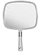MIRRORVANA Professional Large Hand Mirror with Ergonomic Handle for Men & Women - Premium Handheld Haircut Mirrors for Barber and Salon - 9