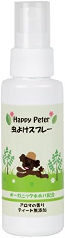 ハッピーピーター 天然ハーブとオーガニックホホバのブラッシングもできる虫除けスプレー 100ml ハッピーピーター 天然ハーブとオーガニックホホバのブラッシングもできる虫除けスプレー 100ml