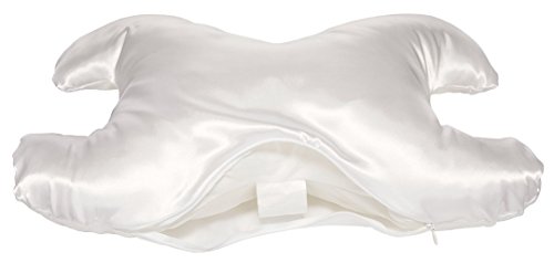 Save My Face Le Grand White Satin Pillow Import It All