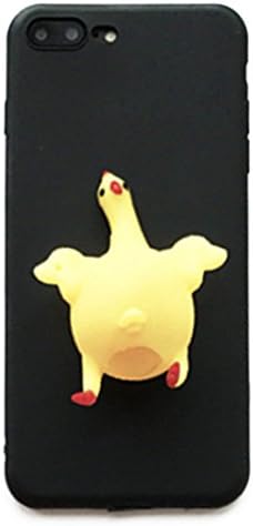 iPhone 6 / 6s Plus Case, Tricess 3D Cute Soft Silicone Squishy Chick Phone Case for iPhone 6 / 6s Plus (5.5 Inch)