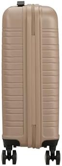 Flashline - Hartschalenkoffer Handgepäck 55 x 40 x 20 cm - Kabinentrolley für Ryanair & die meisten Airlines, 34 L, Ivory Gold