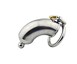 YiFeng Stainless Male Chastity Cage Device Belt Urethral Tube Men Bondage Fetish ZCS82 (45mm Ring)
