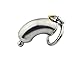YiFeng Stainless Male Chastity Cage Device Belt Urethral Tube Men Bondage Fetish ZCS82 (45mm Ring)