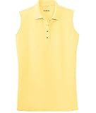 Clothe Co. Ladies Silky Touch Sleeveless Polo Shirt