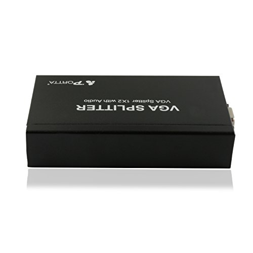 image for Portta VGA Splitter 2 Port 1x2 Support 1920X1400 Resolution 250MHz Ban