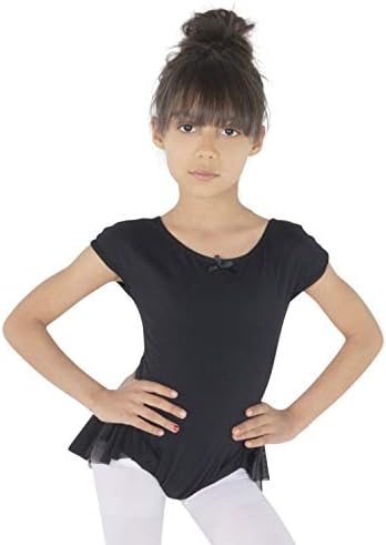 STARFLOWER Girls’ Leotard Raglan Cap Sleeve - Dance, Gymnastics, Ballet,Tagless, Cotton.