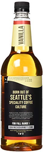 DaVinci Gourmet Classic Vanilla Syrup Pet, 1er Pack (1 x 1 l) – Bild 4