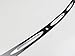 Black Deep Cut Beveled Windscreen Windshield Trim For 1996-2013 Harley Touring