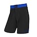 Sanabul Essential MMA Shorts for Men Boxing No Gi Jiu Jitsu Grappling BJJ Shorts, Blue 36 inch W