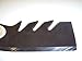 Oregon 3 Gator 3-in-1 Mulching Blades to Replace Cub Cadet 742-04068, 742-04068A, 942-04068, 759-04047. 3/4