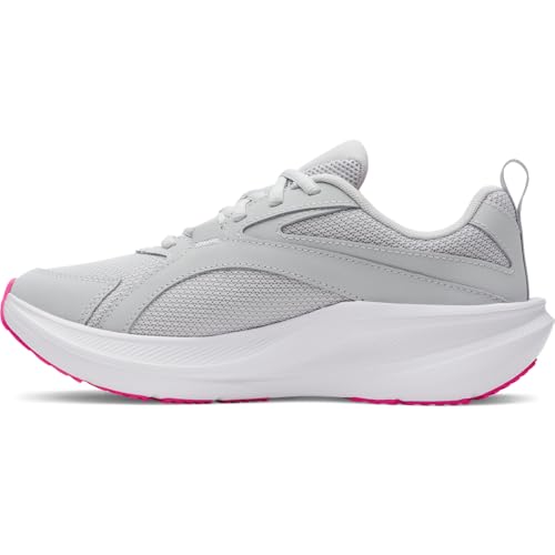 Under Armour Girls' Grade School Charged Assert 11, (014) Halo Gray/Halo Gray/R…
