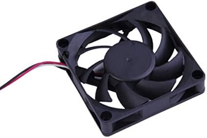 Tellaboull For Black ABS Energy Saving 16.0dB+/-10% 3-pin 7cm 12 V Ball Bearing Energy Saving Case Cooling Fan for Computer