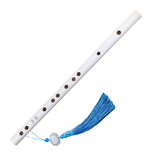 Zyj Beginner Flute Jade Flute Ancient White Jade Bamboo Flute Adult Children G F Tune Musical Instrument - Thumbnail 5