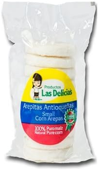 Arepitas Blancas Pequeñas( 9 PACKS) (90 UNITS) Small White Corn Arepas
