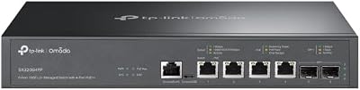 TP-Link TL-SX3206HPP JetStream 6-Port 10GbE L2+ Managed Switch 2-Port PoE++