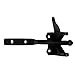 Barrette Outdoor Living 73002252 Gravity Latch, Black
