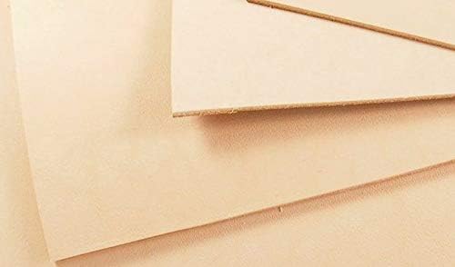 Kingdom LeatherVeg Tan Leather 2mm - Veg Tanned Tooling Leather AAA-Grade Hide Piece Avail In Various Sizes (400g Offcuts)