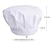 HIYUMY 3 Pieces Chef Hats for Kids, with Adjustable Elastic Band and Comfortable Cotton Materials, Our Baker Hats Perfect for 4-12 Years Old Children Cooking, Painting, Baking (White)