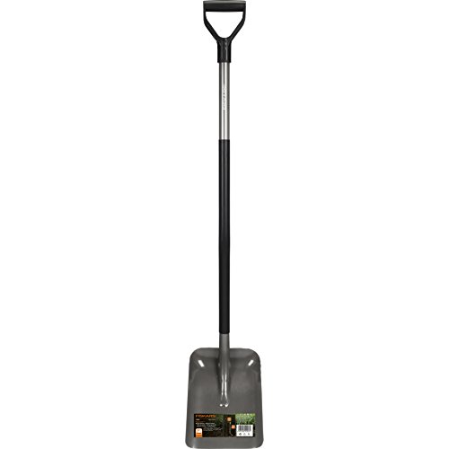 Fiskars Schaufel, Breite 23,5 cm, Länge: 132 cm, Stahl-Blatt und Stiel, Schwarz/Grau, Ergonomic, 1001579 – Bild 6